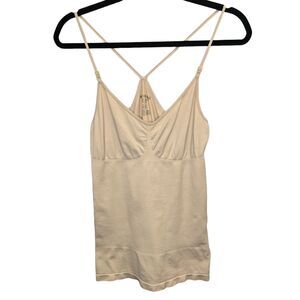 Body Frosting Women's Beige Racerback Shapewear Top 1X
